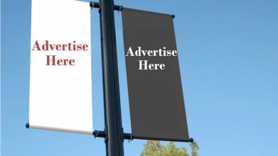 Street Lamp Post Advertising 2